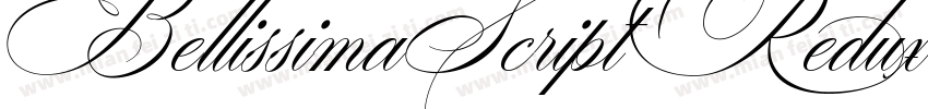 BellissimaScriptReduxW05 Rg字体转换